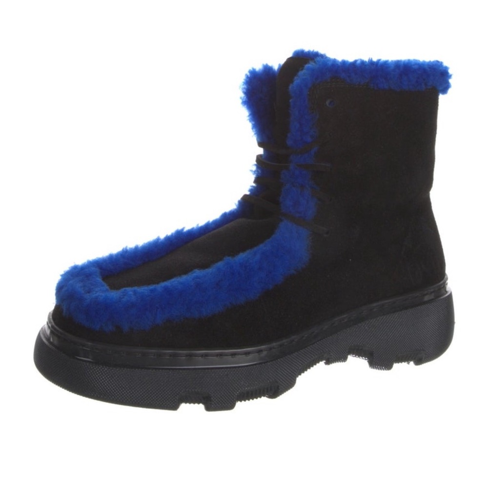 Burberry Suede Lug Boots